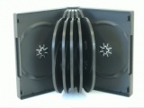 Multiple 12-disc DVD / CD Case Black