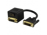 SPLIT.DVI-D->DVI-D + HDMI