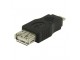 Valueline USB 2.0 USB Micro A mannelijk - USB A vrouwelijk adapter zwart