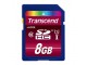 Transcend SDHC 8GB, 8 GB, Secure Digital High-Capacity (SDHC), Blauw, RoHS, 2.7 - 3.6 V, 24 mm
