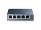 TP-LINK TL-SG105, Onbeheerd, IEEE 802.3, IEEE 802.3ab, IEEE 802.3x, 10/100/1000Mbps, 2 Gbit/s, CSMA/CD, Zwart
