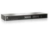 LevelOne 16-Port Gigabit Rackmount Switch, Onbeheerd, 1000Base-T, 100Base-TX, 10Base-T, IEEE 802.3, IEEE 802.3ab, IEEE 802.3u, IEEE 802.3x, 8192 entries, 1 Gbit/s, FCC Class A, CE