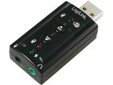 LogiLink USB Soundcard, 7.1, USB, 124 x 194 x 34 mm, 80g
