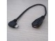 left angle 90 degree micro-B 5pin USB male to Micro B female data cable