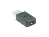 USB 2.0 A Male Plug to Micro B 5 Pin Female M/F Connector Adapter Convertor