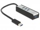 HUB Delock 1x USB-A 3.0 -> 4x USB-A 3.0 St/Bu