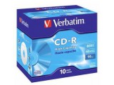 Verbatim CD-R  Verbatim 800MB 10pcs Pack 40x JewelCase extra protec r