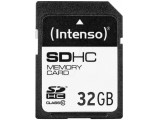 Intenso 32GB SDHC, 32 GB, Secure Digital High-Capacity (SDHC), 20 MB/s, Zwart, 24 mm, 32 mm