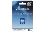 MediaRange 16GB SDHC, 16 GB, Secure Digital High-Capacity (SDHC), Blauw, 2,4 cm, 3,2 cm, 2 mm