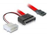 SATA-Kabel Delock SATA Slim 13pin -> SATA 7pin +Molex 2pin