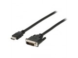 HDMI - DVI kabel HDMI Connector - DVI-D 24+1-pin male 10,0 m zwart