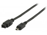 FireWire 4p naar 9p kabel 2,00 m zwart