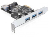 Delock PCI Expr Card Delock 3x USB3.0 ext + 1x USB3.0 int +LowProfi