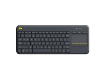 Logitech K400 Plus, RF Draadloos, QWERTY, Draadloos, Zwart, Monotoon, 10m