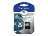 Verbatim 32GB Pro U3 microSDHC, 32 GB, Micro Secure Digital High-Capacity (MicroSDHC), 90 MB/s, Zwart, Schokbestendig, Waterbestendig, 1,5 cm