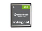 Integral 8GB CF, 8 GB, CompactFlash (CF), Zwart, Grijs, 3.3, 5V, 0 - 60 °C, 3,6 cm