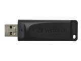 Verbatim 64GB USB 2.0 Slider, 64 GB, USB 2.0, 10 MB/s, Slide, Zwart, 2,1 cm