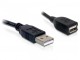 DeLOCK Kabel USB 2.0 Verlaengerung, A/A 15cm S/B