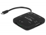 Delock Micro USB OTG Card Reader + 3 port USB Hub
