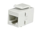 White Cat 6 RJ45 Keystone Jack Coupler