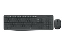 Logitech MK235, RF Wireless + USB, Universeel,  Draadloos, USB, USB