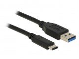 USB3.1 Kabel usb-C -> A St/St 1.00m zwart