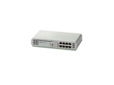 Allied Telesis AT-GS910/8-50, IEEE 802.3, IEEE 802.3az, IEEE 802.3u, IEEE 802.3x, Unmanaged, Gigabit Ethernet (10/100/1000), Grijs, 50/60 Hz, 0 - 50 °C