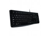 Logitech K120, USB, Kantoor, Russisch, Zwart, Standaard, Recht