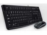 Logitech MK120, USB, AZERTY, Frans, Zwart, Optisch, - Windows XP, Windows Vista, Windows 7 - Linux kernel 2.6+
