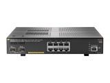 Hewlett Packard Enterprise Aruba 2930F 8G PoE+ 2SFP+, Managed network switch, L3, Gigabit Ethernet (10/100/1000), RJ-45, 10BASE-T,100BASE-TX,1000BASE-T, IEEE 802.3,IEEE 802.3ab,IEEE 802.3at,IEEE 802.3u