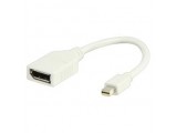 Mini DisplayPort Kabel Mini-DisplayPort Male - DisplayPort Female 0.20 m Wit
