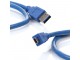 High Speed USB 3.0 A Male to Mini 10Pin B Connector Extension Cable  1.0m