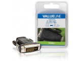 High Speed HDMI met Ethernet Adapter DVI-D 24+1-Pins Male - HDMI Female Zwart
