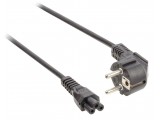 Schuko Stroomkabel Schuko Male - IEC-320-C5 3.00 m Zwart