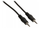 Stereo Audiokabel 3.5 mm Male - 3.5 mm Male 0.50 m Zwart