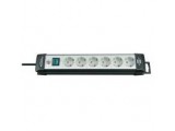 stekker omlijsting Premium-Line stekkerdoos 6lade  5m      zw