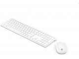HP Pavilion draadloos toetsenbord en muis 800 Wit, QWERTY
