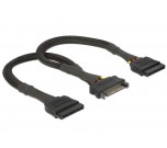 stroomkabel-delock-sata-15pin-2x-sata-15pin-bu-st-0-25m