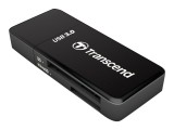 Transcend TS-RDF5K PDF5 Card Reader [USB3.0, SD/microSD , SDHC/SDXC, UHS-I, LED, Black]