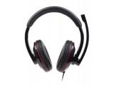 GEMBIRD Headset stereo zwart/rood USB