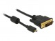 HDMI Kabel Delock HDMI micro D -> DVI(24+1) St/St 1.00m