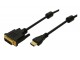 LogiLink HDMI-DVI-Kabel HDMI -> DVI Bu/St  5.00m bk