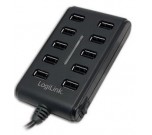 logilink-10-port-hub-usb-2-0-actief-met-schakelaar-zw