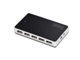 DIGITUS 10-Port-USB-Hub 10xA/1xminiB inkl. NT ink. USB-Kab.