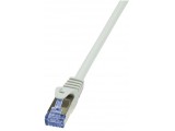 RJ45 0.50m Grijs Cat6A S/FTP LogiLink