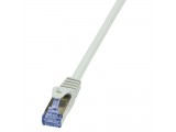 LogiLink CAT6A S/FTP Patchkabel   AWG26 PIMF  grijs 2,00m