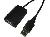 USB 2.0 A --> A 5.00m Verlenging LogiLink + versterker