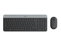 Logitech MK470 Slim Combo Draadloos toetsenbord en muis (Zwart)