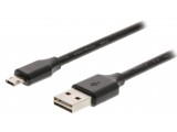 Valueline USB 2.0 Cable USB-A Male - Micro B Male 1.00 m Black