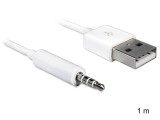 iPod Shuffle Kabel Delock 3,5mm Klinke -> USB A St/St 1.00m